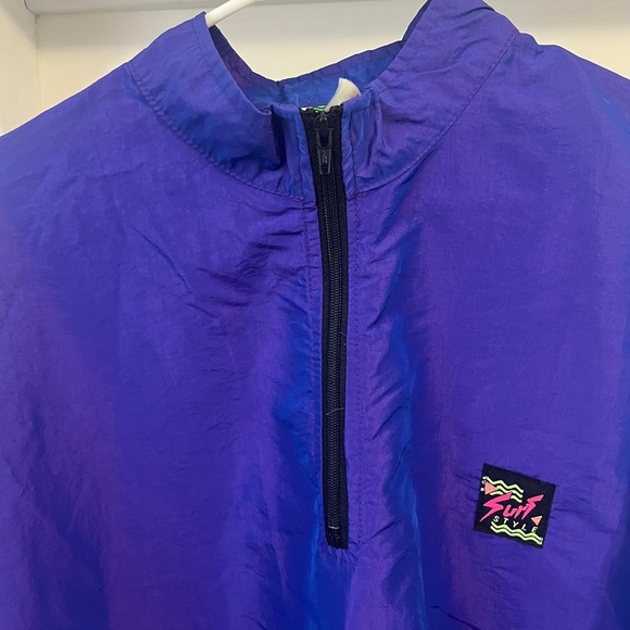 FINAL PRICE Vintage Surf Styles Iridescent Mens OSFA Windbreaker - Picture 4 of 6